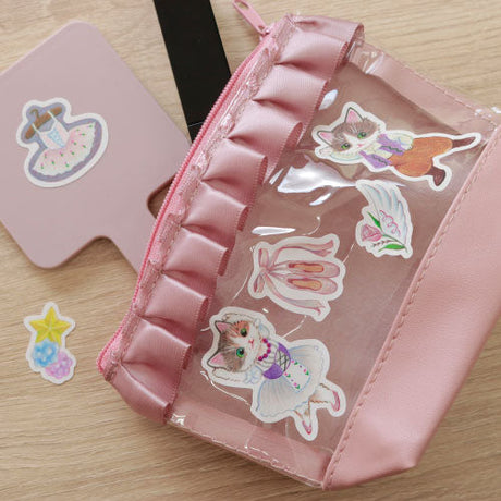 Sanby Multi-Sticker Arisa Shimoda - Ballet and Cat