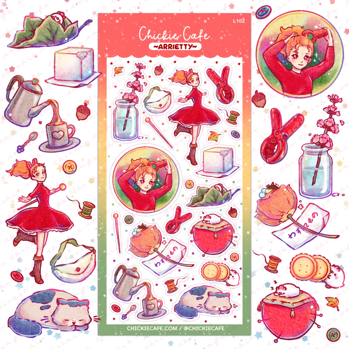 These stickers are perfect for decorating your personal belongings, journals, planners, penpal letters, or something you can stare at all day...basically, anything you want as long as it makes you happy

Details

Handmade
Vinyl Matte Velvety Soft Touch
Vinyl: UV Resistant, Waterproof, Weatherproof, Tearproof, Scratchproof
Advised using tweezers for easy removable of stickers&nbsp;
Dimension: 3" x 6.5" (Large)&nbsp;