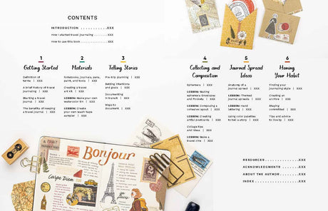 Learn how to create a one-of-a-kind travel journal that documents your adventures using drawing, painting, lettering, ephemera, and more.

Travel journaling is a fun, creative way to record the sights, sounds, smells, and flavors of life on the road. In The Art of the Travel Journal, you’ll find techniques, ideas, and inspiration for creating a lasting record of your travels that you’ll treasure for years to come. No experience is necessary, and you can bring your signature style or develop new ones as you 