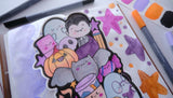 Artful Journaling: Doodle your Own Kawaii Spooky Crew with Mommy Lhey