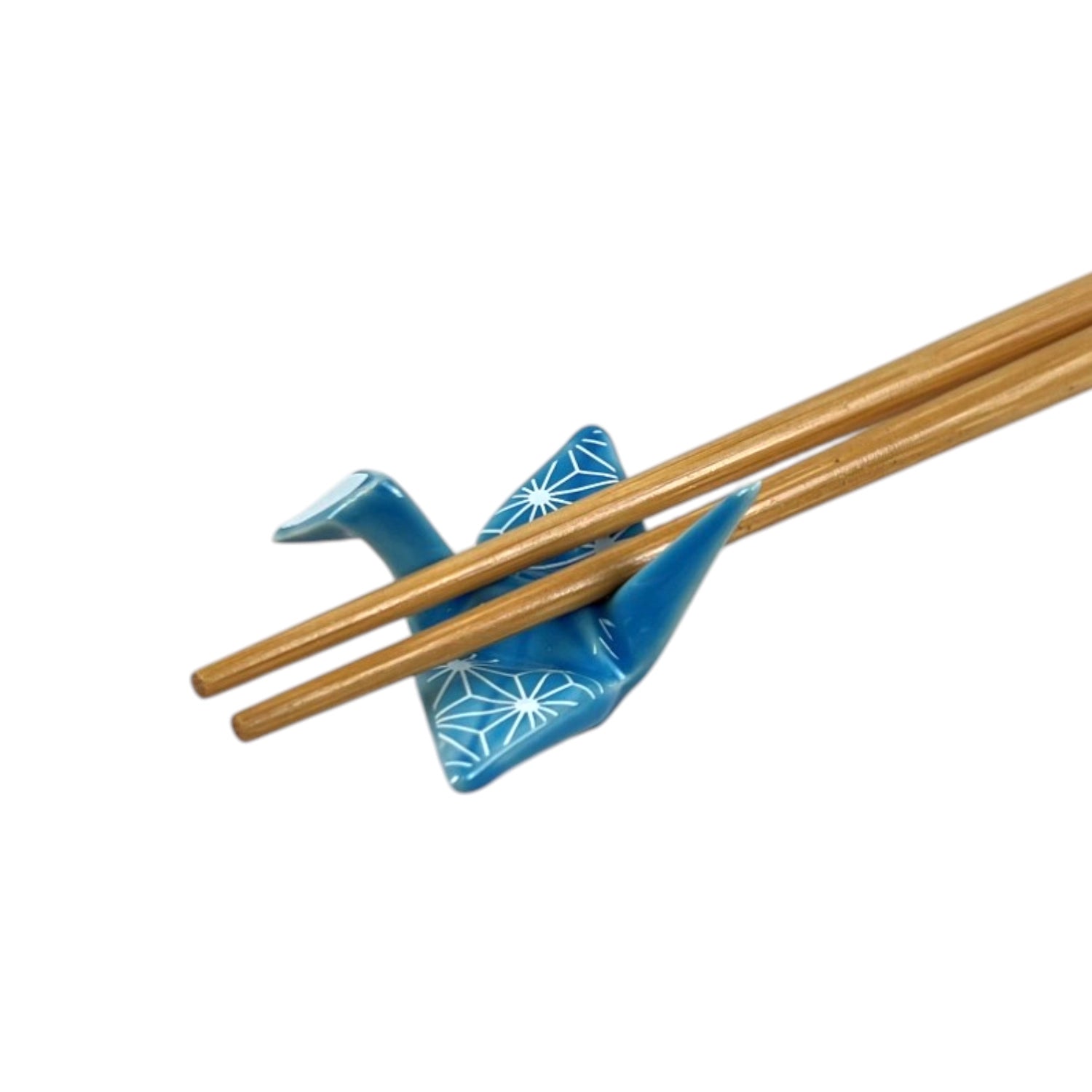 Asanoha Blue Origami Crane Porcelain Rest

These cute ceramic rests are a perfect stationery addition to your desk! Use them for pens, paint brushes, or take them to your kitchen as a chopstick rest!

Size: 2"
Material: Ceramic
Weight:1.6 oz (45.36 g)
Origin: China