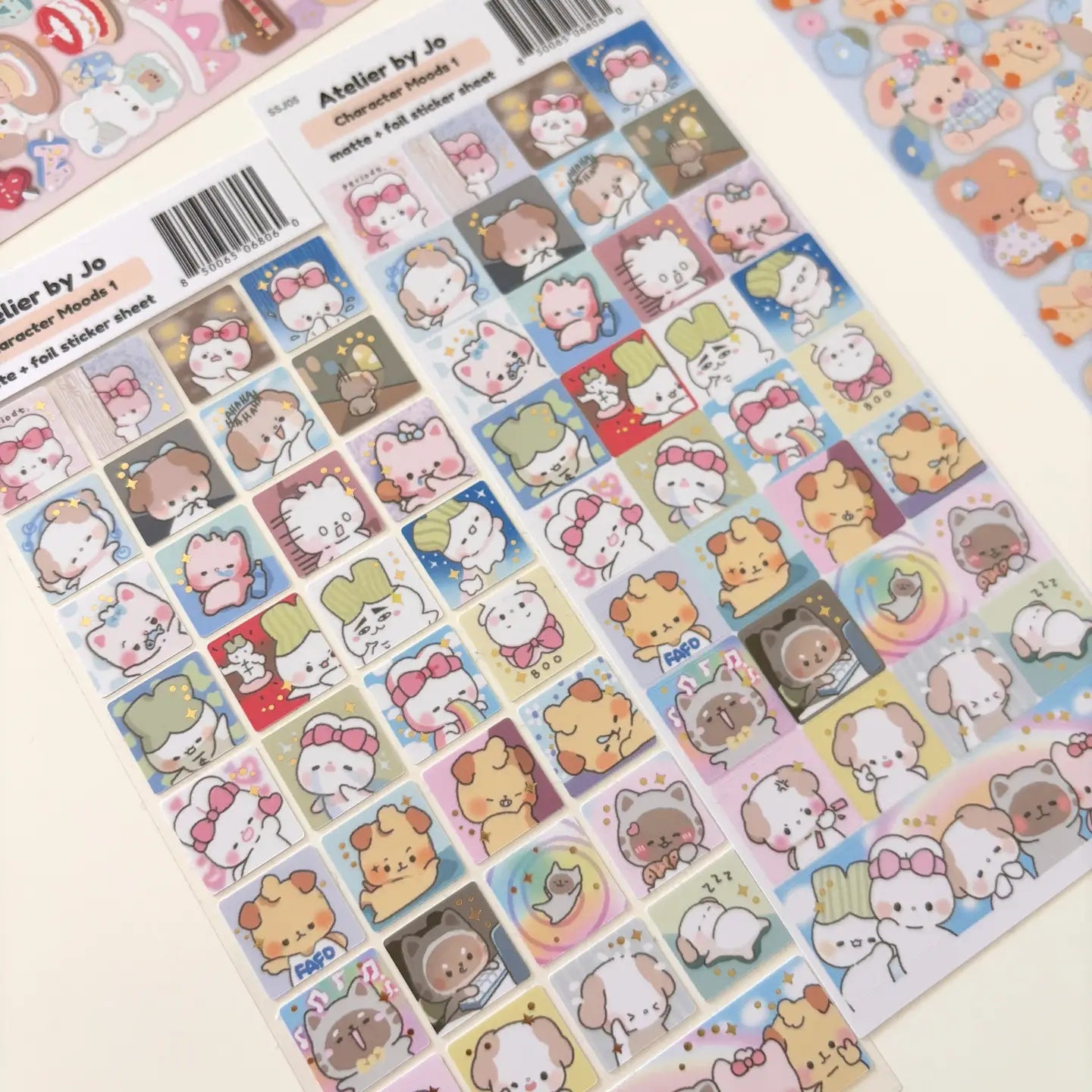 Atelier by Jo - Character Moods (1) Sticker Sheet