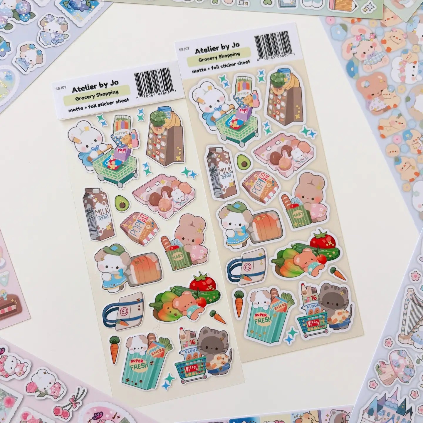 Atelier by Jo - Grocery Shopping Sticker Sheet