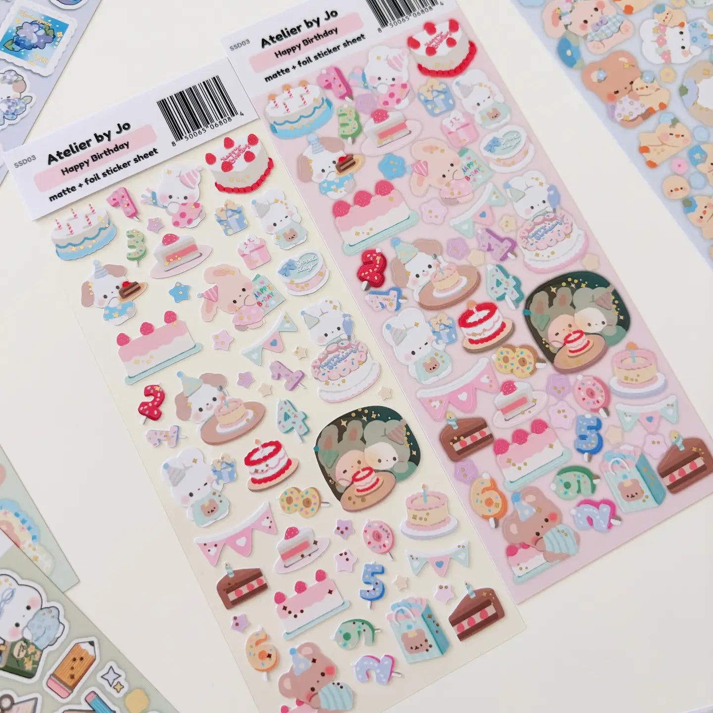 Atelier by Jo - Happy Birthday Sticker Sheet