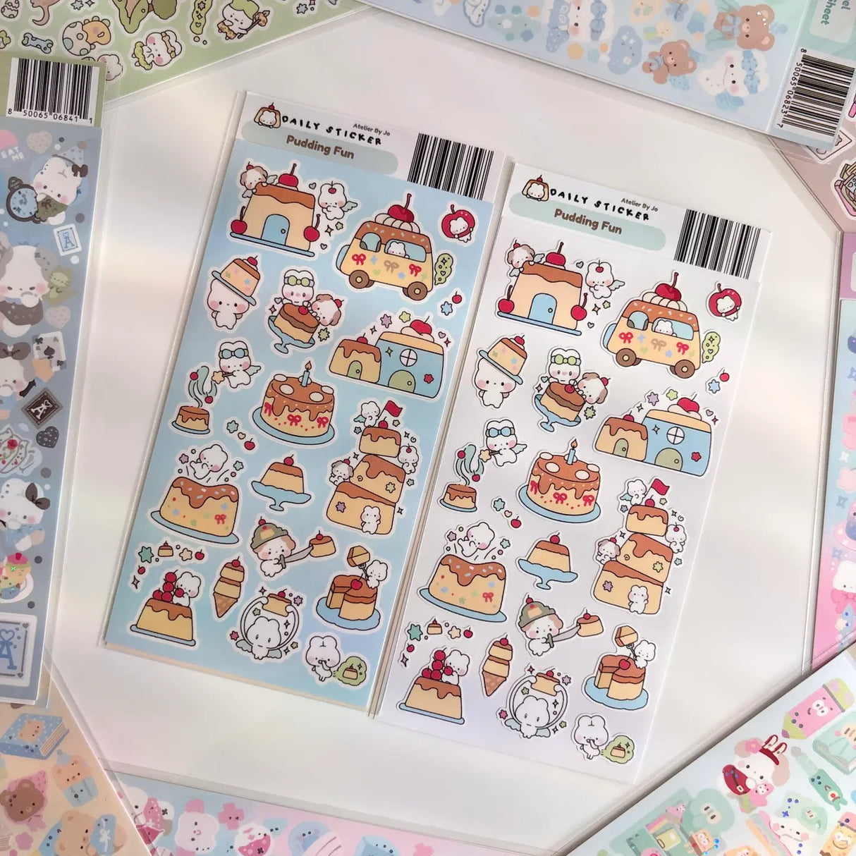 Bring your journal pages to life with our sticker sheets featuring original illustrations and characters! Thoughtfully designed for journals, planners, and creative minds, each sheet is filled with unique, hand-drawn elements to help you express your thoughts and decorate your pages with personality. Perfect for daily journaling, mood tracking, scrapbooking, or enhancing your planner spreads, these stickers add a touch of magic to every moment you document.

Product Type: Sticker Sheet