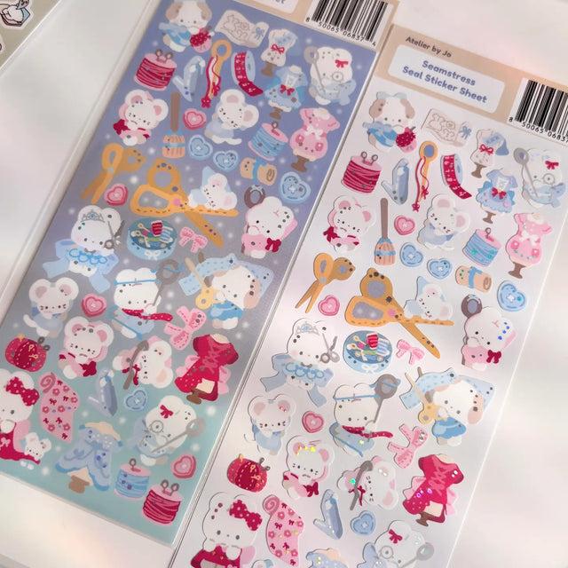 Bring your journal pages to life with our sticker sheets featuring original illustrations and characters! Thoughtfully designed for journals, planners, and creative minds, each sheet is filled with unique, hand-drawn elements to help you express your thoughts and decorate your pages with personality. Perfect for daily journaling, mood tracking, scrapbooking, or enhancing your planner spreads, these stickers add a touch of magic to every moment you document.

Product Type: Sticker Sheet