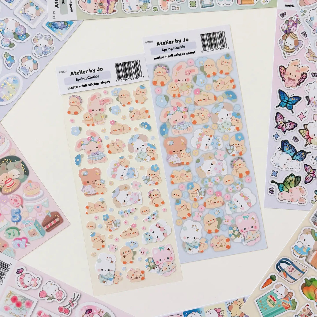 Atelier by Jo - Spring Chick Sticker Sheet
