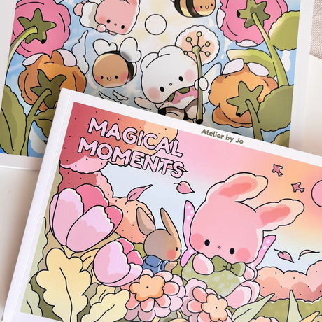 🌿✨ Wander into Whimsy with Magical Moments Coloring Book Vol. 2! ✨🌿

Step into an enchanted world where forest paths lead to secret hideaways and a little magic lingers in the air. Featuring 25 original, full-page illustrations, this collection invites you join Cotton and Pluto on their adventures into cozy woodland cottages, sparkling streams, and whimsical escapes hidden deep in the forests

Whether you're curling up on a quiet afternoon or seeking a mindful creative escape, these charming, nature-inspi