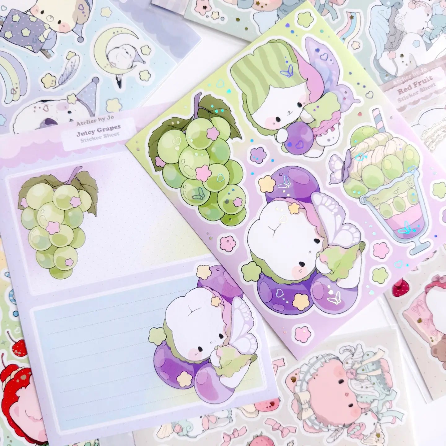 Introducing larger stickers to be the center of focus in your journal spreads! These detailed, illustrated stickers will add a cozy flair to any journal.

Product details:

135 mm x 160 mm sticker sheet.
Matte with Foil
135 mm x 180 mm memo sticker sheet backing - writable.