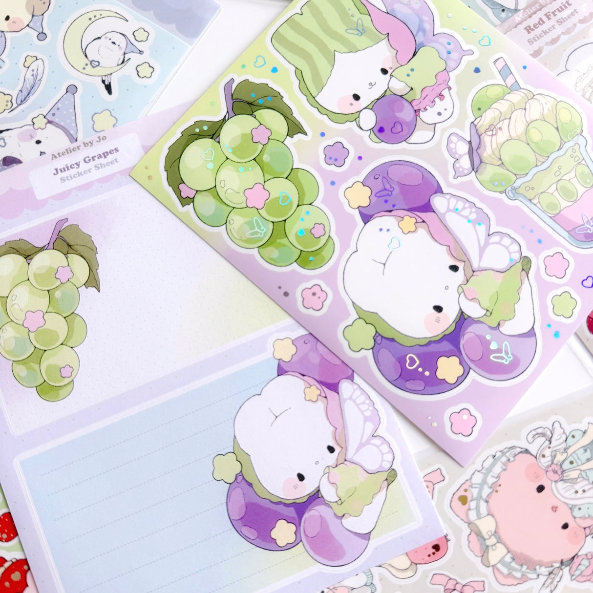 Introducing larger stickers to be the center of focus in your journal spreads! These detailed, illustrated stickers will add a cozy flair to any journal.

Product details:

135 mm x 160 mm sticker sheet.
Matte with Foil
135 mm x 180 mm memo sticker sheet backing - writable.
