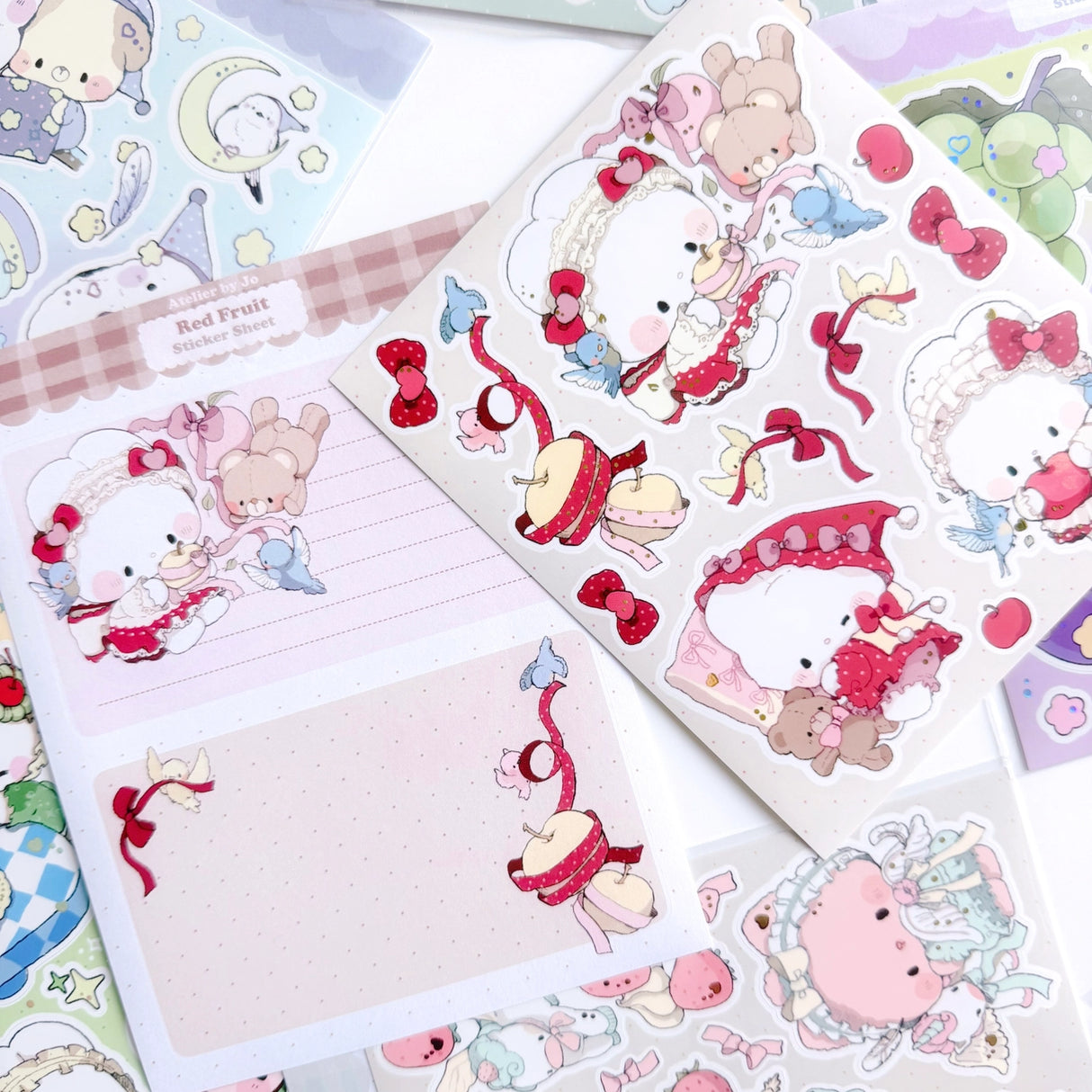 Introducing larger stickers to be the center of focus in your journal spreads! These detailed, illustrated stickers will add a cozy flair to any journal.

Product details:

135 mm x 160 mm sticker sheet.
Matte with Foil
135 mm x 180 mm memo sticker sheet backing - writable.