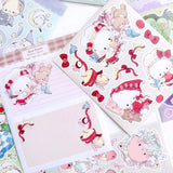 Introducing larger stickers to be the center of focus in your journal spreads! These detailed, illustrated stickers will add a cozy flair to any journal.

Product details:

135 mm x 160 mm sticker sheet.
Matte with Foil
135 mm x 180 mm memo sticker sheet backing - writable.