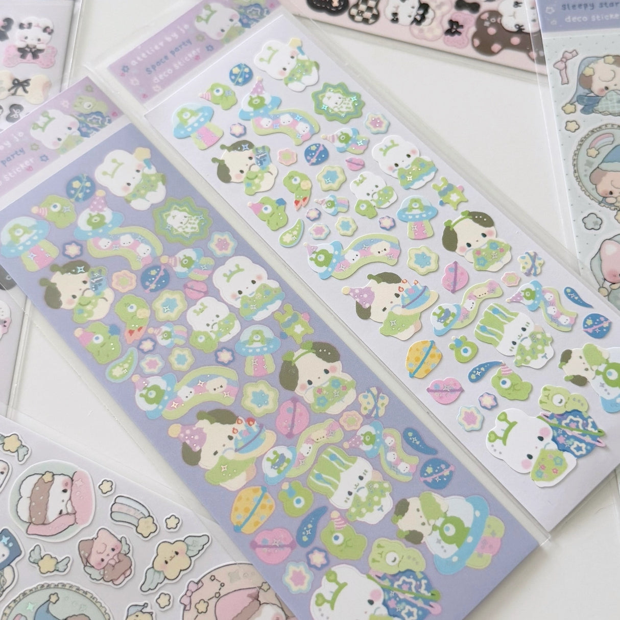 Bring your journal pages to life with our sticker sheets featuring original illustrations and characters! Thoughtfully designed for journals, planners, and creative minds, each sheet is filled with unique, hand-drawn elements to help you express your thoughts and decorate your pages with personality. Perfect for daily journaling, mood tracking, scrapbooking, or enhancing your planner spreads, these stickers add a touch of magic to every moment you document.