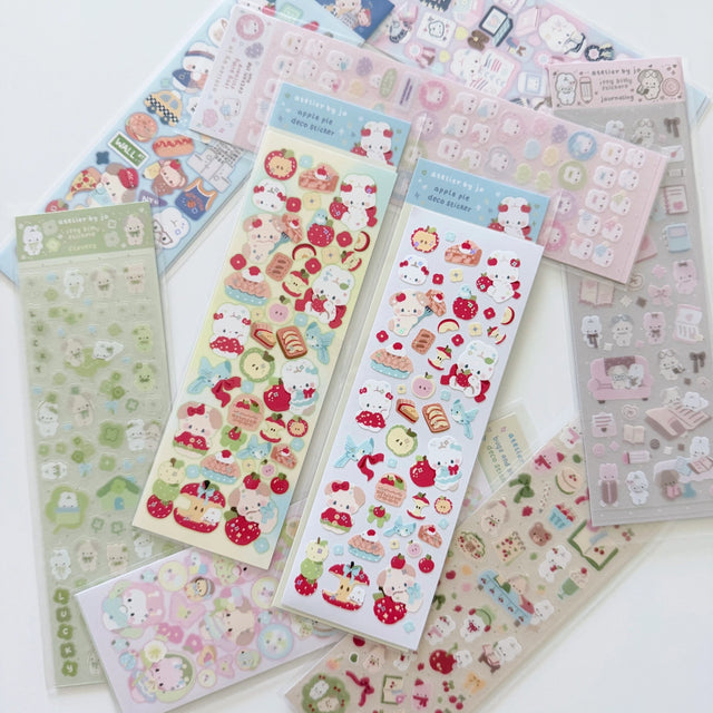 Bring your journal pages to life with our sticker sheets featuring original illustrations and characters! Thoughtfully designed for journals, planners, and creative minds, each sheet is filled with unique, hand-drawn elements to help you express your thoughts and decorate your pages with personality. Perfect for daily journaling, mood tracking, scrapbooking, or enhancing your planner spreads, these stickers add a touch of magic to every moment you document.