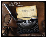 Author of Her Biography Inspirational 5 X 7 Handmade Notebook
