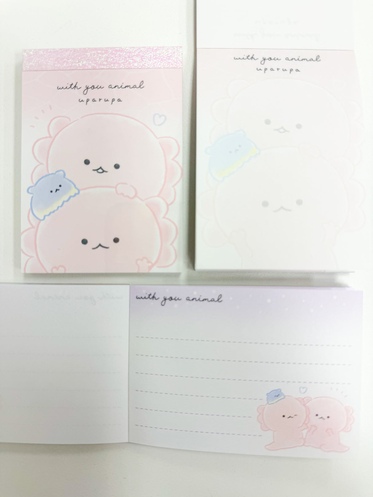 Axolotl Mini Notepad Uparupa Kamio Japan
