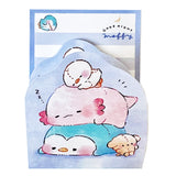 Axolotl Penguin Nap Time Tuttsumi Mini Notepad