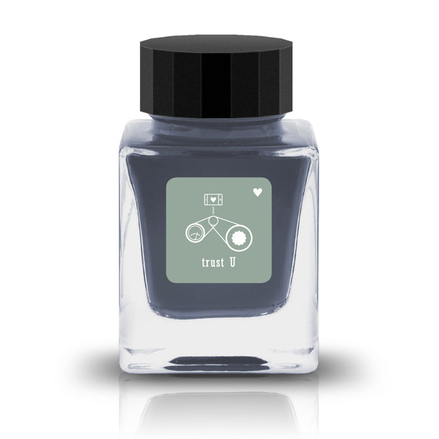 trust U Ink

The Baby Color Collection features pastel colors to add whimsy and softness to your writing. Many colors feature a "U" in the title to reemphasize the soft nature of the colors.

RGB: 151, 169, 156
Light Purple/Brown

30 ml