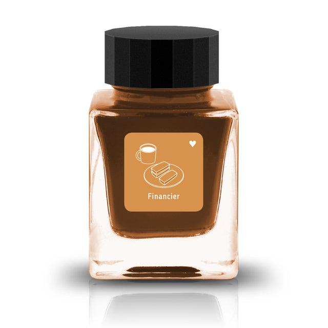 Financier Ink

The Baby Color Collection features pastel colors to add whimsy and softness to your writing. Many colors feature a "U" in the title to reemphasize the soft nature of the colors.

RGB: 215, 174, 77
Orange
30 ml
