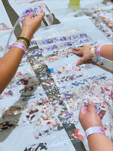 Circular Layout PET Tape Collage with Judy from Tokubetsumemori