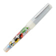 BENU Euphoria Fountain Pen - Steamboat Master

As a tribute to Mickey Mouse, a beloved childhood character who first appeared in Walt Disneys Steamboat Willie in 1928, BENU has created the Steamboat Master fountain pen. Made from a light grey material to evoke the black-and-white cartoon in which the character first appeared on the silver screen, the pen showcases the character hand-painted in monochrome colors set against a colorful background to reveal the cheerful tone of the character.