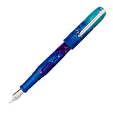 BENU Talisman Fountain Pen - Peacock Ore

Peacock Ore, with its spectacular iridescent tarnish effect, is one of nature’s most colorful minerals. Those who believe in the healing powers of crystals call it the “stone of happiness”. Believed to head us in positive directions and help channel happiness onto others, crystal enthusiasts claim this to be a truly uplifting stone.&nbsp;

Drawing inspiration from certain tales of yore, we set out to convey these stories not only in the color and style of each pen, 