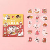 BGM - Welcome Meow! Series Café Shiro-Neko Sticker Flakes

The popular masking tape series "Cafe Kuroneko" has now become stickers!

Not only Kuroneko, but also Heineko, Mikeneko, and Shiro-Neko have joined the group. Each cat gathers here as a café with its own unique personality.
"Welcome, meow!"

Contents: 15 designs x 3 sheets
Material: Japanese paper