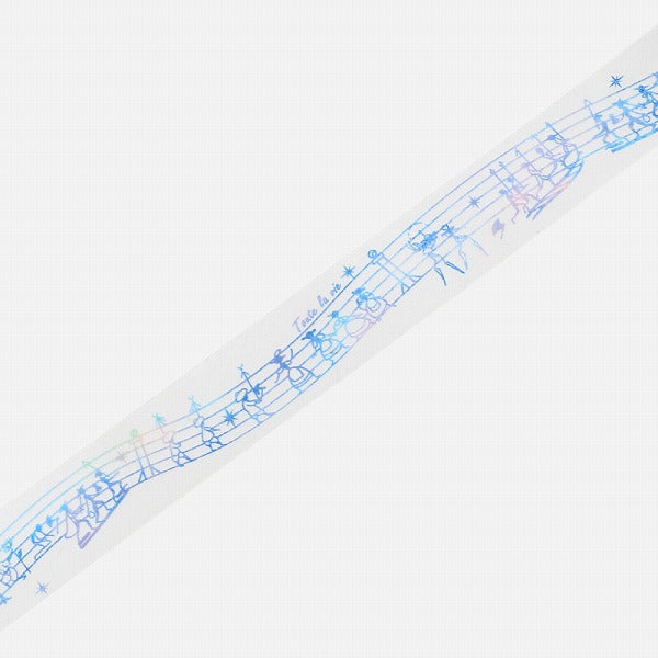 Dwarfs' March Music Notes PET Clear Tape