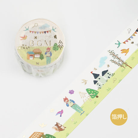 BGM Forest Concert Washi Tape