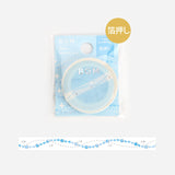 Blue Pearl Slim Washi Tape