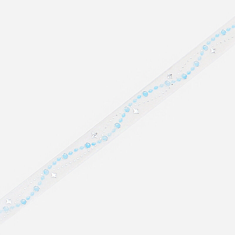 Blue Pearl Slim Washi Tape