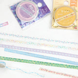 Blue Pearl Slim Washi Tape