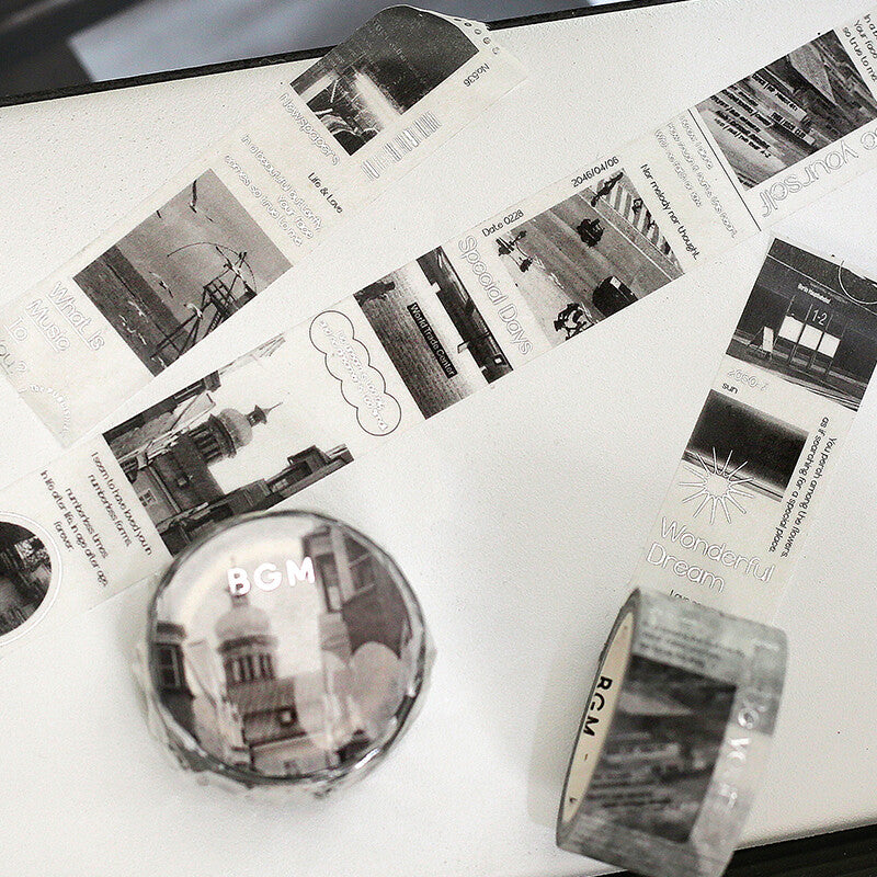 Color City Gray Washi Tape