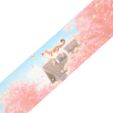 Sakura Cats on the Roof Washi Tape