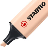 STABILO Highlighter NatureCOLORS - Pack of 4 - Beige, Warm Grey, Earth Green, Black