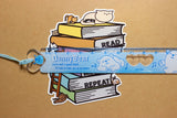 Back To School Book Cats Vinyl Sticker
