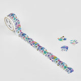 Bande's popular patterns are making a comeback!
Colorful jellyfish and fishes gracefully ranging while shining and shimmering. Why don't you go to a secret sea filled with jewels floating through the sea? If you stick it along the borders of your notebook or notebook, you can create a decoration that will make you smile.


Product size: Height 16~19mm×Width 18~19mm
Pattern types: 10 patterns
Number of sheets: 150 sheets
Packaging size: Height 125mm× Width 68mm× Depth 48mm