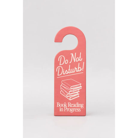 Do not disturb. Serious reading happening. This durable bookmark is made of leatherette and features a fun shape.

The details-
2.5 in. x 7 in.
Leatherette
Novelty shape
Door hanging hook