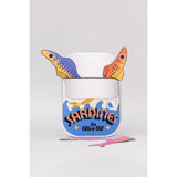 Something’s fishy about these sardines — wait a second! They’re actually a set of four bookmarks. Use them to mark your favorite pages or sneak them into your friends’ books.

The details-
Set of 4