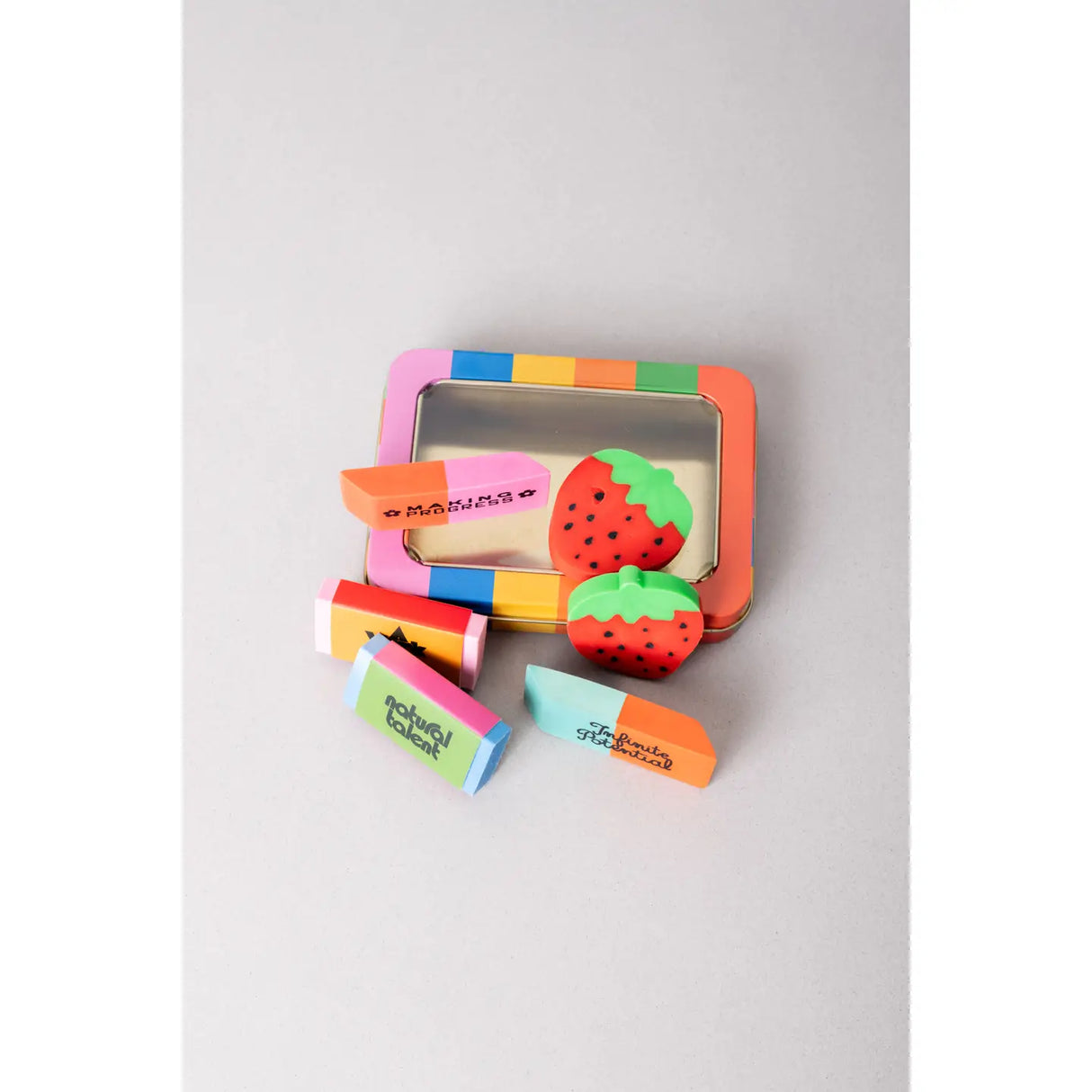 Bando Eraser Tin Set: Infinite Potential