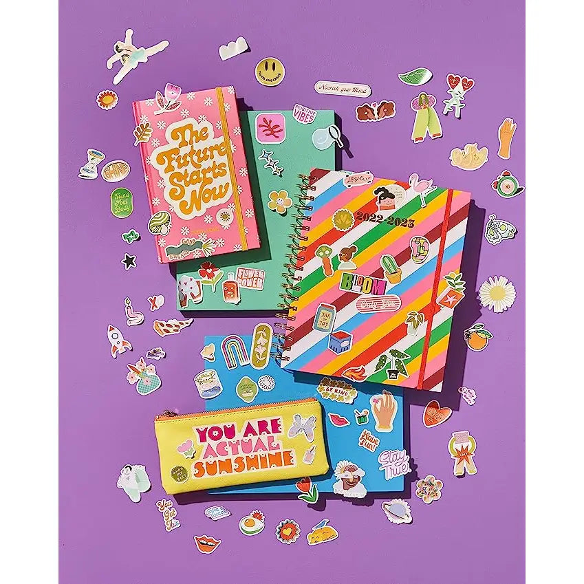 It wouldn’t be a planner release without a new sticker book! And this one is really, really, really good. It has 35 pages with over 700 stickers—featuring everything from important reminders to cute dogs to words of encouragement.