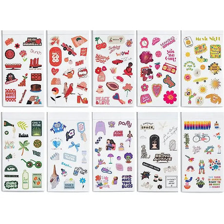 It wouldn’t be a planner release without a new sticker book! And this one is really, really, really good. It has 35 pages with over 700 stickers—featuring everything from important reminders to cute dogs to words of encouragement.