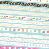 Cinta adhesiva washi fina con diseño de helado