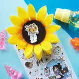 Discover amazing sea life, sip on refreshing drinks, and relax among the waves. From little sea slugs to pretty seashells, plus all your beach day must-haves like sunscreen and ice cream - this set feels just like a perfect summer day in sticker form!