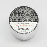 Cinta adhesiva transparente PET con encaje Beauty MONDE GR4086