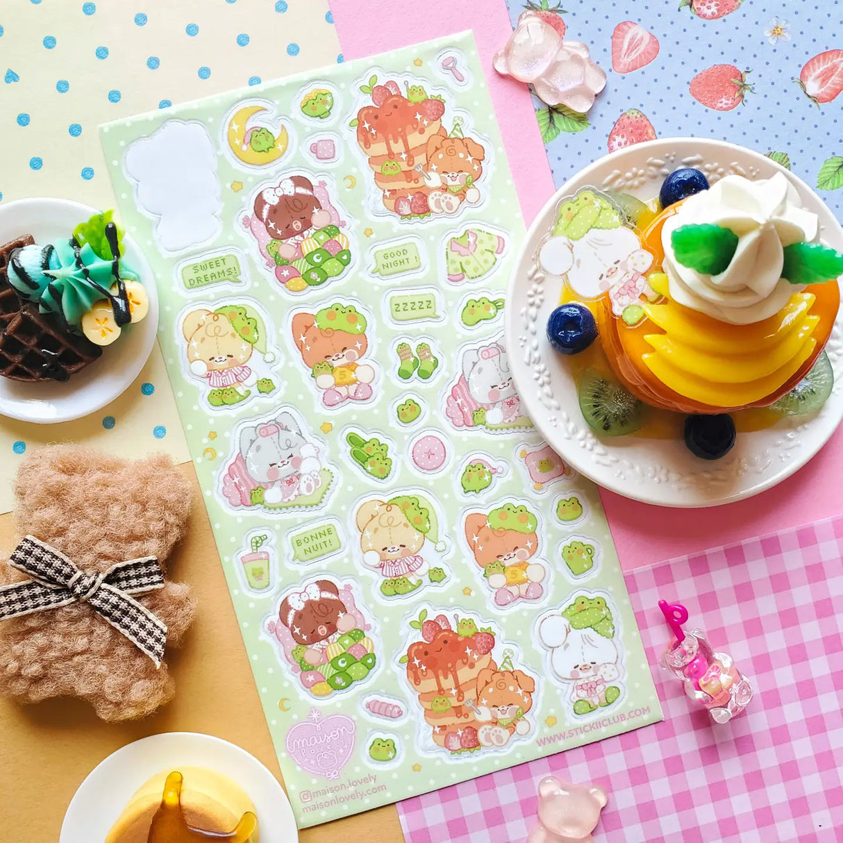 STICKII Bedtime Bears Sticker Sheet