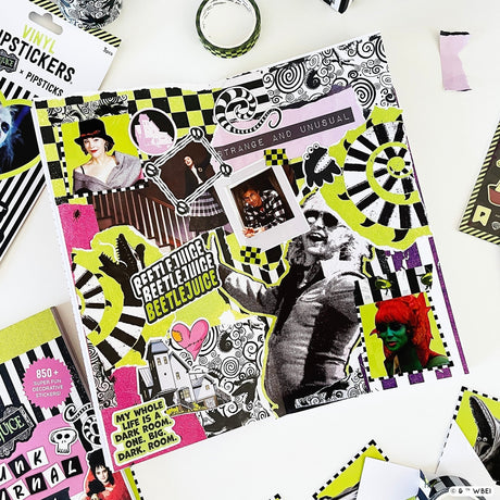 Pipsticks - Beetlejuice Junk Journal Sticker Book