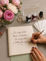 Beginner Modern Calligraphy + Brush Lettering with Alma Flourish