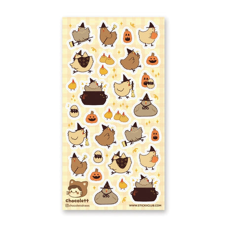 STICKII - Bewitching Chickens Sticker Sheet