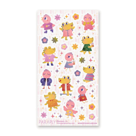 Birb & Croc Besties Sticker Sheet